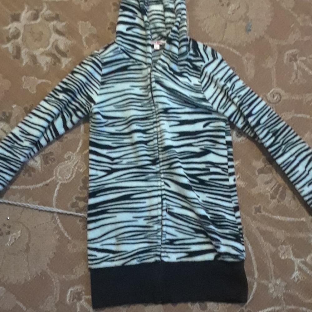 Girls zebra print sweater